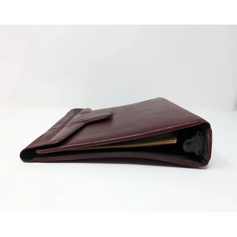Vintage 90s Burgundy Day Runner Planner Calendar  71872